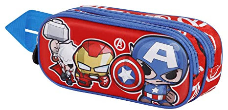 The Avengers Impact-3D Doppelfedermäppchen, Rot