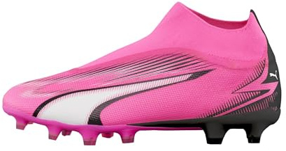 Puma Men Ultra Match+ Ll Fg/Ag Soccer Shoes, Poison Pink-Puma White-Puma Black, 40 EU