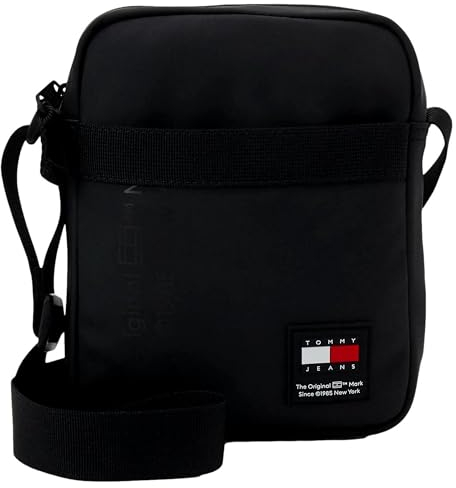 Tommy Jeans Homme TJM Daily + Reporter AM0AM11962 Sac, Noir (Black), OS