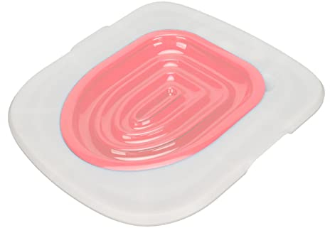 banapoy Katzentoiletten-Trainingsset, Wiederverwendbarer Kitty-Toilettentrainer, Urinalsitz, Katzentöpfchen-Toilettentrainingsset, Kitty-Toilettentrainer, Trainieren Sie Ihre Katze (Pink)