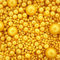 A Pinch Of - Pearls Mix - Glimmer Gold Cake Topper Sprinkles - 30g Edible Shimmer Ball Cupcake Decorations - Weddings, Christenings & Parties