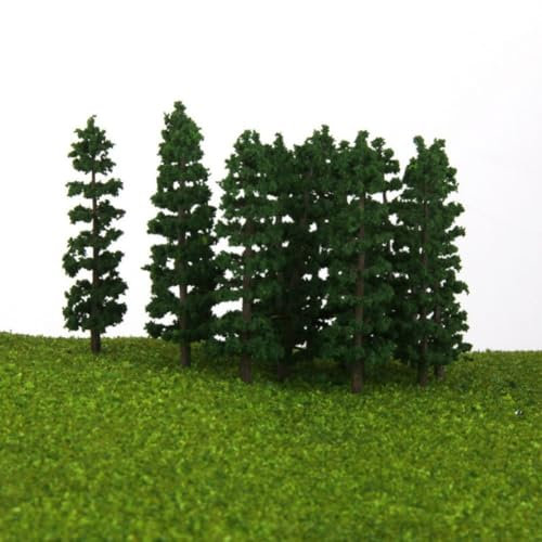 Lot de 100 arbres miniatures pour créer des tracés de train miniature accrocheurs avec des arbres à l'échelle 100 N