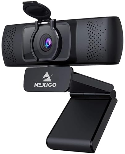 NexiGo N930P (Gen 2) 1080P Autofocus Webcam with Software, Microphone & Privacy Cover, HD USB Web Camera, for Zoom YouTube Skype FaceTime, PC Mac Laptop Desktop