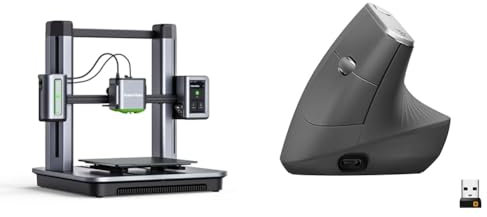 AnkerMake M5 3D-Drucker, High-Speed schneller FDM 3D-Drucker & Logitech MX Vertical, Ergonomische Kabellose Maus, Bluetooth und 2.4 GHz Verbindung