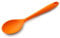 Zeal Silicone Non-Stick Kitchen Cooking Spoon, Heat-Resistant Perfect for Stirring, Serving, Scooping, Baking and Mixing, 28cm, Neon Orange