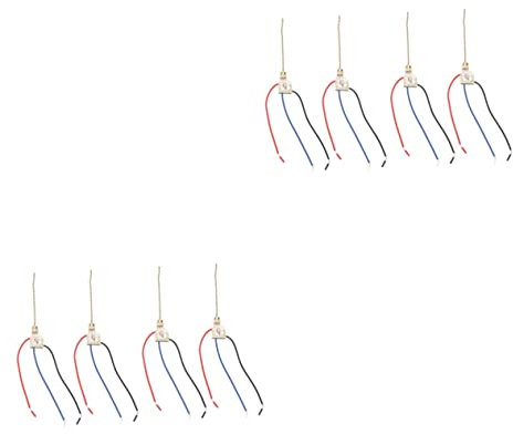 Gadpiparty 8 Stk Reißverschlussschalter reisverschluss reißverschlüsse Lampenkette Deckenventilatorleuchte Zugkette für Lampe Zugkette für Deckenleuchte elektrisch Lüfter leuchtet die Kette