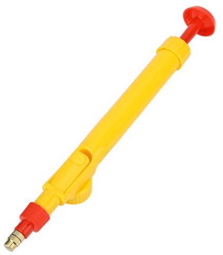 Qukaim Carro de botella con boquilla de metal, pistola de agua, bomba de jardín, pulverizador manual, mini pulverizador manual portátil para jardinería, capacidad de 2 litros, negro y verde