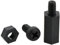 M2 M2.5 M3 M4 Motherboard Standoff Stand Nylon Spacers Computer Board Rack Plastic Screw Stud Mount Thread Pillar Nut-M2.5 (Thread 6mm)-100mm (10Pcs)-Screw Nut
