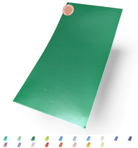 Sandras-Bastelladen - Pearl - Kerzen Verzierwachsplatte - 200 x 100 x 0,5mm Grün
