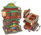 Tonecheer 3D Holz Modell Puzzle DIY Kit Spielzeug für Erwachsene Jugend Kinder Handwerk Luftschiff Auto Deckel Öffnung Desktop Lagerung Haus Geburtstagsgeschenk(Onsen Saga)