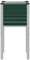 HEFZGDB Fioriera da Giardino Verde 45x45x88 cm in Acciaio Vasi Per Piante Da Interno Fioriera Con Spalliera Da Esterno Fioriere Da Esterno Grandi Aiuola Rialzata Da Esterno per Patio Esterno Terrazza
