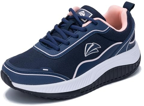 GANNOU Orthopädische Schuhe Damen Fersensporn Plantarfasziitis Abrollschuhe | Laufschuhe mit Dämpfung, Gesundheitsschuhe, Abrollsohle, Bequem, Leicht, Stütze für Plattfüße