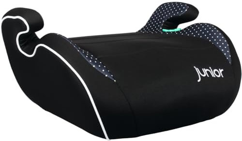 Kindersitzerhöhung ECE R129 Autositz für Kinder Sitzerhöhung Auto I-Size Kindersitz (SCHWARZ/BLAU)