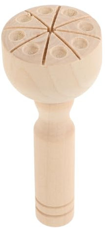 TOBBOMEY Holzstempel Für Töpferwerkzeuge Mit Holzgriff Holzstempel-Set Für Knete-Stempel Für Junge Mädchen Töpferhandwerk-Stempel Modellierwerkzeuge Mit Holzgriff