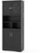 RELAX4LIFE Tall Bathroom Cabinet, Free Standing High Floor Cabinet Storage Organizer with Adjustable Shelves & Open Compartments, Wooden Cupboard Tallboy Storage Unit (4 Doors, 60 x 30 x 145cm, Black)