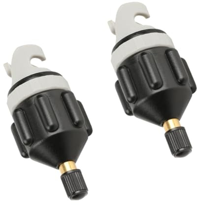 Duoleimi Sup Adapter for Compressor, Sup Motor Valve Adapter, Electric Pump Sup Accessories for Stand Up Paddleboard, Rubber Boat and Kayak (Set of 2, Bluefin SUP)