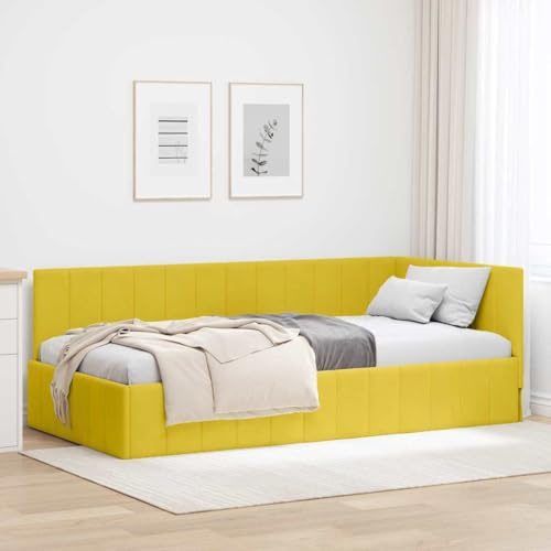 vidaXL Modern Velvet Bedroom Bed Frame for a Stylish Minimal Touch