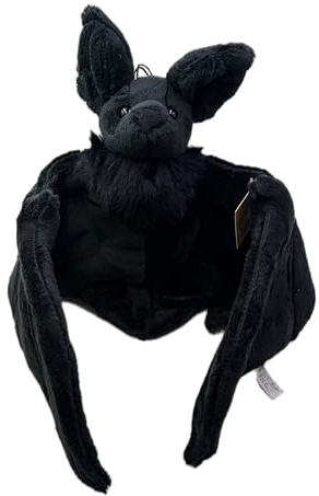 Cornelißen Mega Fledermaus Kuscheltier Schwarz 73 cm Plüschtier Tier Stofftier Kinder Geschenk