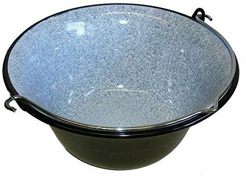 NEU: 28 L Ungarischer Gulaschkessel, Emaille, 28 Liter