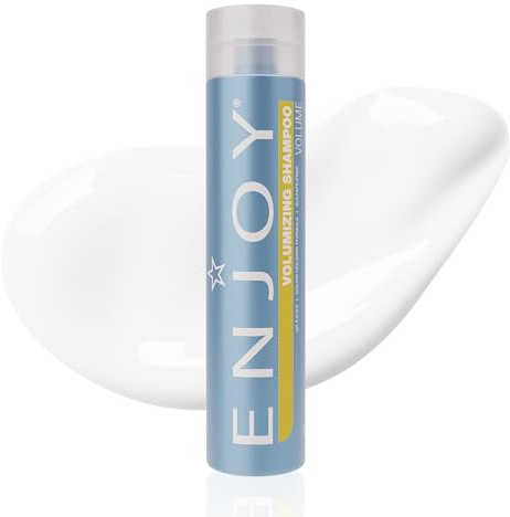 Enjoy Volumizing Shampoo, Weightless Cleanser for Fine and Limp Hair, Adds Remarkable Volume Fullness and Body, pH 5.0–6.0, 10.1 Fl Oz