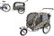 PAPILIOSHOP Argo – Klappbarer Hundeanhänger, Hundewagen und Fahrradanhänger für Hunde in S, M, L, Stabil und Belüftet, Ideal für Tiertransport und Outdoor-Aktivitäten (Tarnung Large)