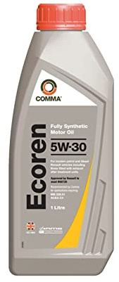 Comma ECR1L 1L Ecoren Fully Synthetic 5W30 Motor Oil