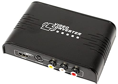 BeMatik - Composite-Video-Konverter SVHS CVBS und Stereo-Audio zu HDMI