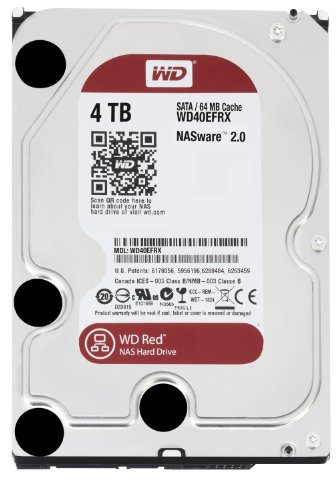 WD Disque Dur pour Ordinateur de Bureau NAS 3,5 avec Extension de Garantie WD Rouge 4 to
