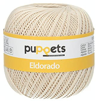 Puppets 4574012-04269 Häkelgarne, 100% Baumwolle, 4269, Stärke 12, 50g, 52 Gramm