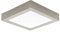 EGLO LED Deckenleuchte Fueva 1, 1 flammige Deckenlampe, Material: Metallguss, Kunststoff, Farbe: Nickel matt, weiß, L: 22,5x22,5 cm, warmweiß