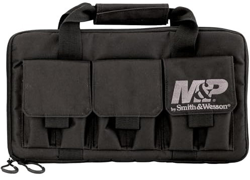 S&W 110-029 Maletin Pro TAC Kurzwaffe, doppelt, schwarz, einzeln, Schwarz, Única, 110-029
