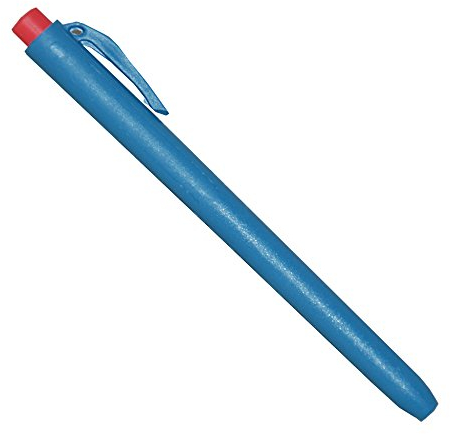 Detektierbarer Plastik Kugelschreiber, Kunststoff Kuli, Kunststoffkugelschreiber, blaue Schrift