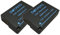 2 x Dot.Foto DMW-BLD10, DMW-BLD10E Premium 7.2v / 1010mAh Rechargeable Battery for Panasonic Lumix DMC-G3, DMC-GF2, DMC-GX1