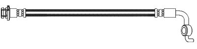 Borg & Beck BBH8349 Brake Hose To Fit Infiniti EX G Q60 10/08-