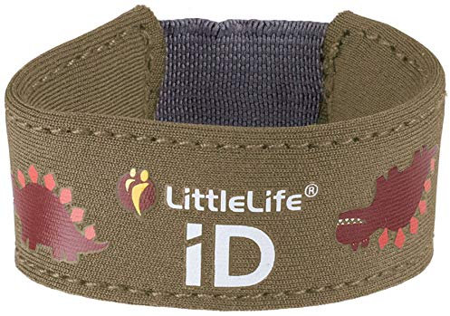 LittleLife Unisex – Erwachsene Safety Id Schweiss- Und Armbänder, Dino