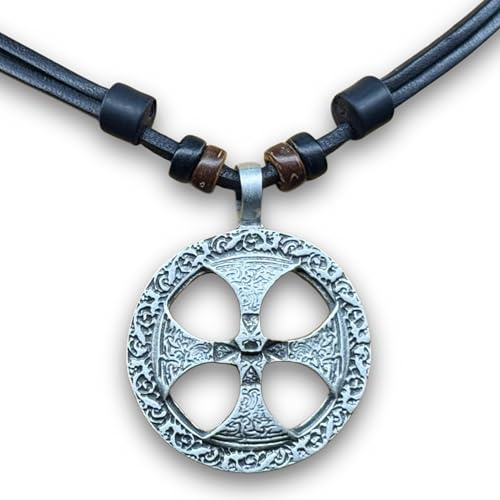 HANA LIMA Halskette Herren Damen Lederkette Keltenschmuck Wikingerschmuck