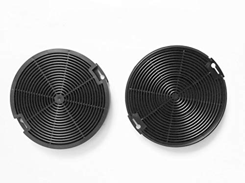 Aktivkohlefilter für Dunstabzugshauben - Ersatz für Filtertyp EFF75 und Gruppe 4055093712 - Ø 150 mm 2 Stück