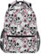 Rucksack mit Totenkopf-Motiv, rosa Sakura-Blumen, wasserdicht, Schultasche, Turnbeutel, Laptop-Tasche, Outdoor-Reisetasche für Kinder, Jungen, Mädchen, Damen, Herren