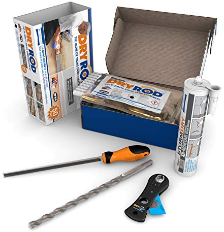 Dryrod kit innovador antihumedad - 6 metros - Todo lo que necesitas para tratar las humedades en casa