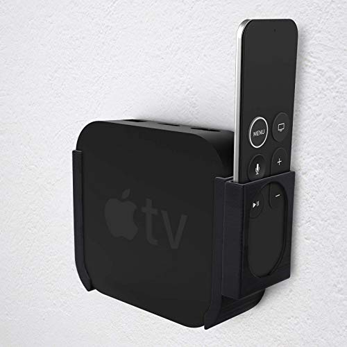 Wall Mount for Apple TV HD and 4K with Remote Control Holder
