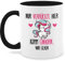 Tasse Tassen 325ml - Statement Sprüche - Nur Verrückte hier - komm Einhorn, wir gehen - 325 ml - Schwarz - einhorn mit spruch spruchtasse sarkasmus sprüchen kakaobecher lustig spruchtassen