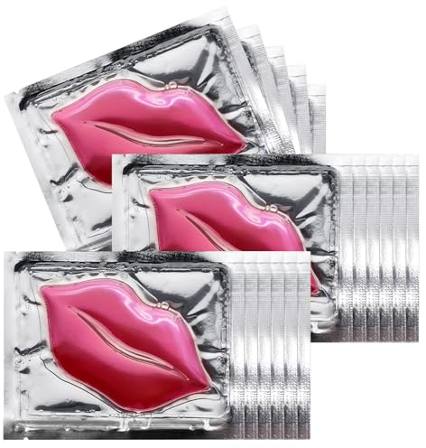 NIYET 30 pieces of Moisturizing Collagen Crystal Lip Mask (Pink)