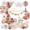 Baby Shower Niña, Decoracion Baby Shower Oro Rosa Unisex Baby Shower Globos Mummy to Be Faja Pancartas Decoración Bautizo Niña Baby Shower Adornos Tartas Oh Baby Fiesta de Revelacion Sexo Bebe