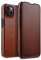STILGUT Book Case kompatibel mit iPhone 13 Mini (5.4“) Hülle aus Leder zum Klappen, Klapphülle, Handyhülle, Lederhülle - Cognac Nappa