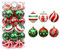 Stylebest Christbaumkugeln, 6cm Weihnachtskugel Ornamente 30 Stück bruchsichere Christbaumkugeln 2021 Weihnachtsfeiertage Hochzeiten Party