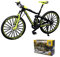 Foreverup Finger Fahrrad Modell,Mountainbike Modell Spielzeug,1:10 Mini Fahrrad Spielzeug,Miniatur-Finger-Mountainbike für Jungen Mädchen,Geschenk für Kinder(Grün)