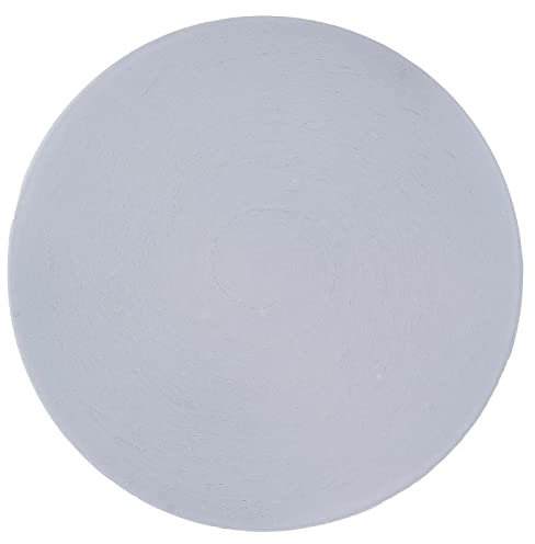 Holyart Piattino portacandela Rotondo alluminio Bianco 14 cm
