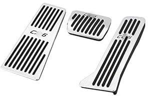 HERSIL Auto Pedale FüR M-azda CX-5 Cx5 2017 2018, BremskupplungsfußStüTze Ersetzen Innenraum Teile ZubehöR Performance Pedalkappen