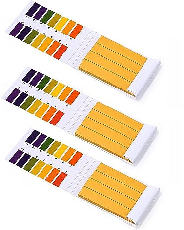König Design Lackmuspapier - pH Wert Teststreifen, Messbereich 1-14, Indikatorpapier für Urin und Speichel - Teich Wasser - Pool Pooltester (240)