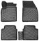 Rizline Passgenau 3D Fussmatten Auto Kompatibel mit Hyundai ix35 2010-2015 Auto Zubehör 1. Und 2. Reihe Gummimatten Autos TPE Allwetter Geruchlos rutschfest Vorne und Hinten Schwarz